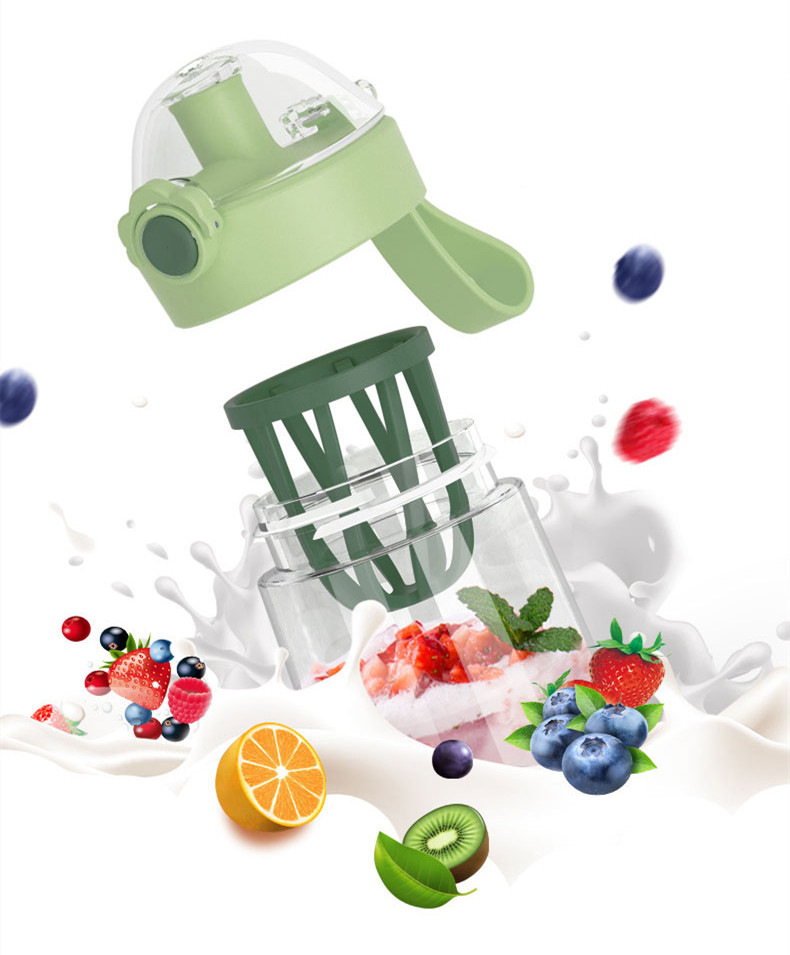 ODM Eastman Tritan Water Plastic Sport Bottles Fruit Infuser Bottle