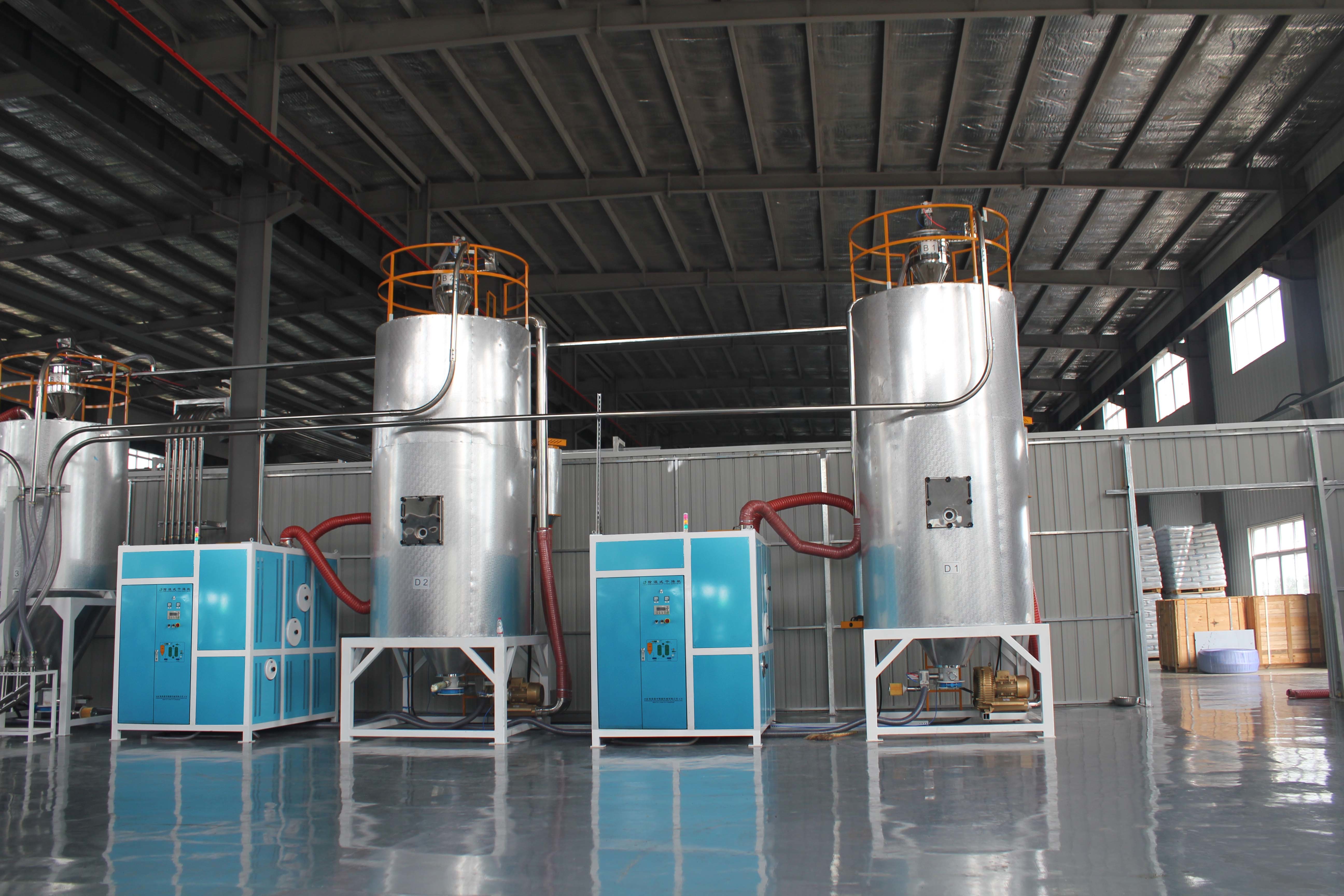 Energy Saving Plastic Pellet Dryer / Industrial Desiccant Dehumidifier