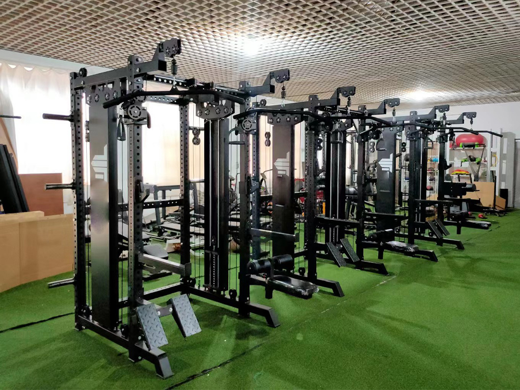 Gym Popular Style Fitness Equipment Multi-Functional Cable Crossover Smith Machine