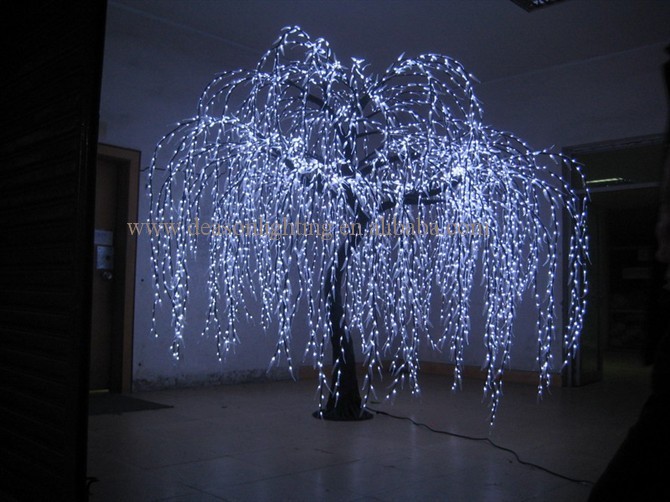Led Green Willow Tree Light outdoor holiday decoration on sale