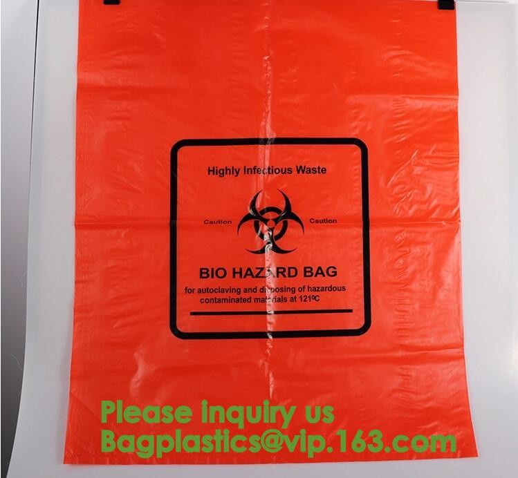 Bio Hazard Tote Bags,Stick-on Red Bio Hazard Waste Bags 6" x 6" 200/Bx,Shop Bio Hazard Shoulder bags online bagease pack