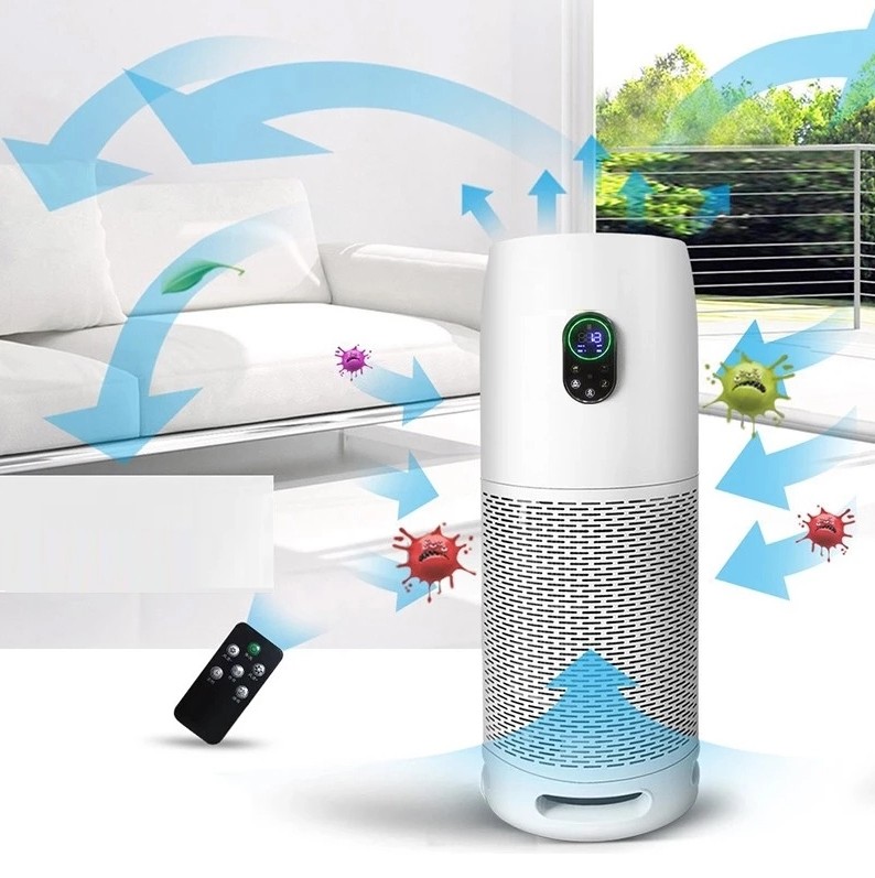 Portable EMC Hepa Air Purifier Sanitizer Ionizer UVC Smart App Control