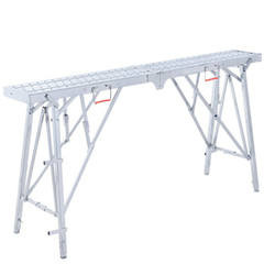 Galvanized Folding Working Platform Scaffold Ladder 1.8M