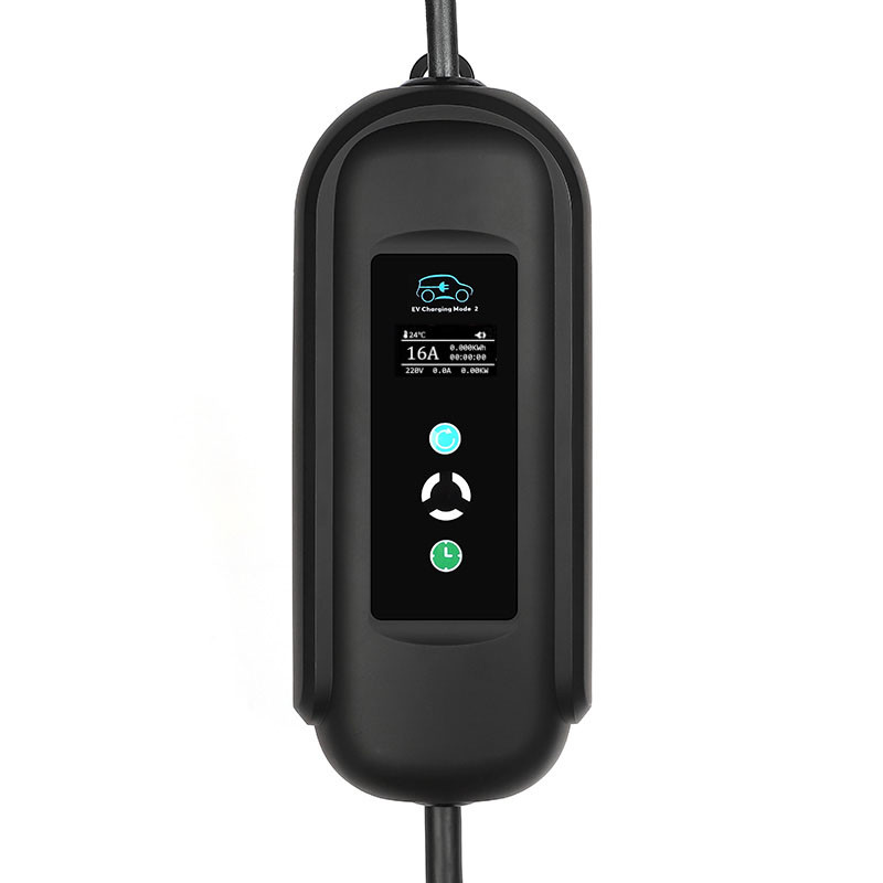 240v ABS Wall Box EV Charger Ocpp Charging Station With Advertisement Display