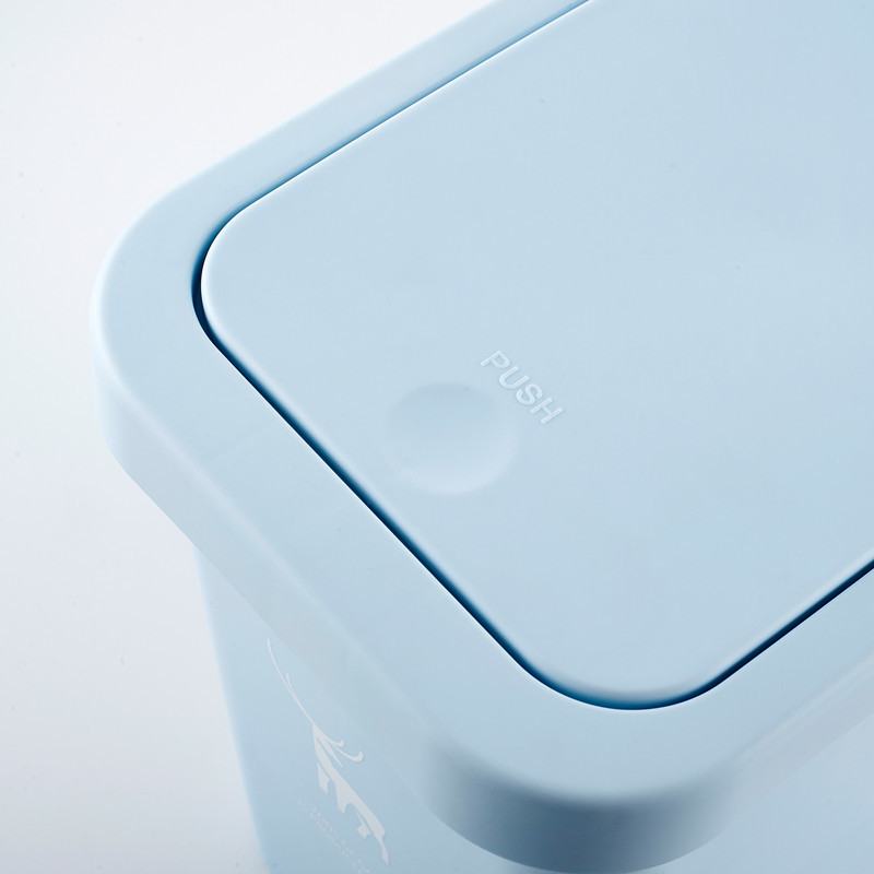 Home 8L Plastic Dustbin Rectangular Dustbin Environmental Protection