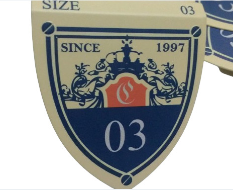 Glossy Custom Hangtag Color Printing Custom Hanging Gift Tags