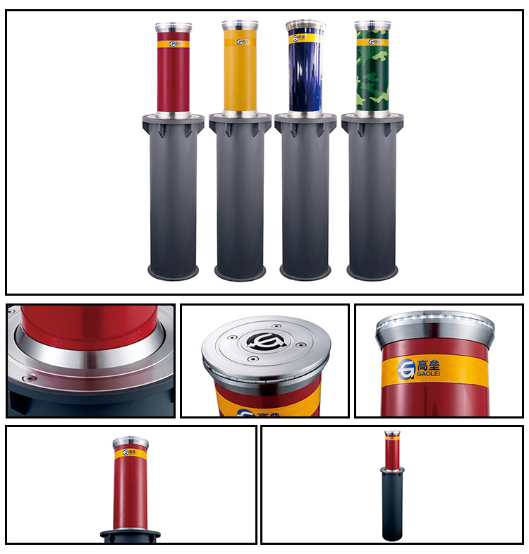 201 Stainless Steel Safety Bollards K8 Safety Bollard Post 4s Lift
