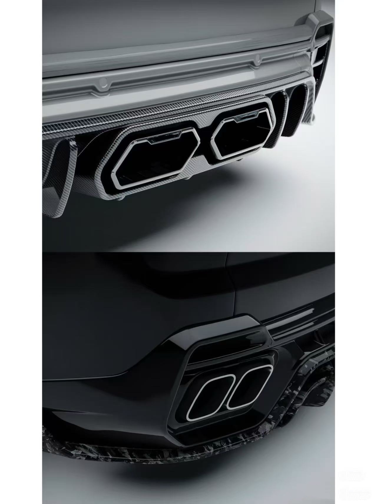 Cullinan Rolls Royce Body Kit Carbon Fiber MSY Style Spoiler Wheel Arch