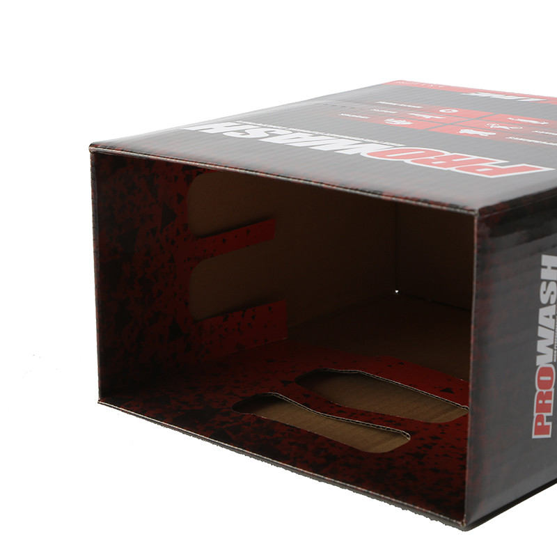 Custom Logo Colorful Printing Corrugated Paper Pile Up Box For Food Packaging Display