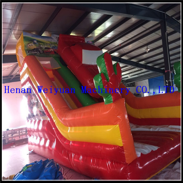 inflatable kids playground plastic slides,Silk-screen printing Inflatable Slide, kids inflatable toys