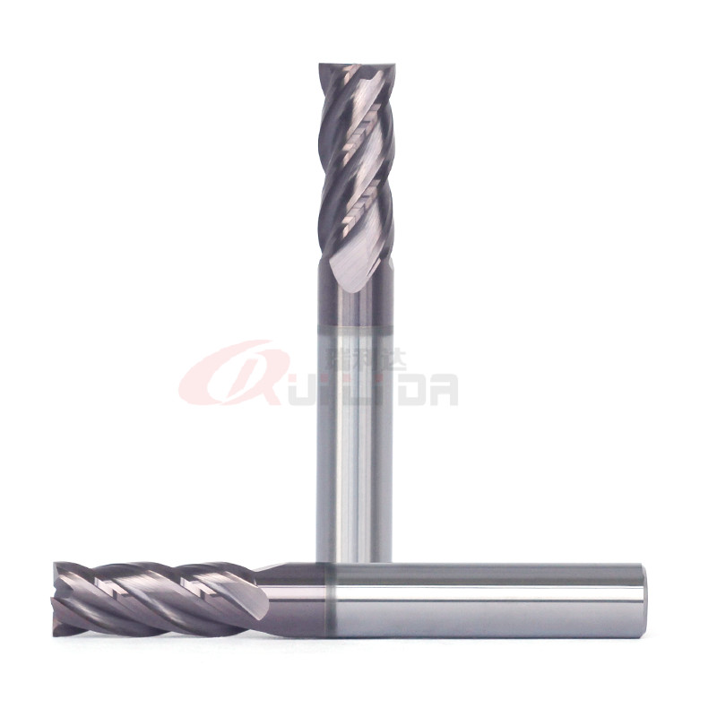 3/4" 5/16" 4 Flute End Mill Cutter 8mm Four Flute End Mill Cutting Tool