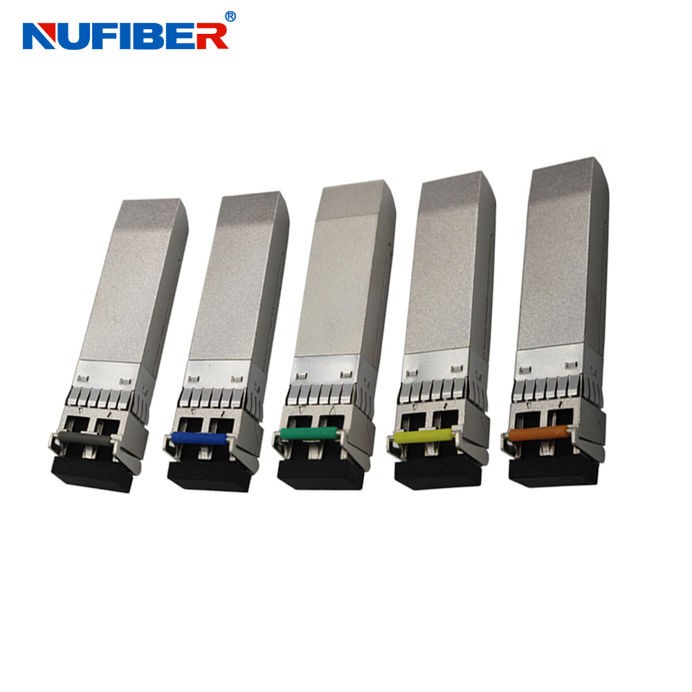Duplex LC 10g Sfp+ Cwdm Transeiver 1470nm 1550nm RoHS Compliant
