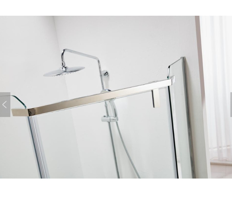 Enclose Pivot Walk In Tempered Glass Shower Enclosure 8mm Glass Shower Cabin