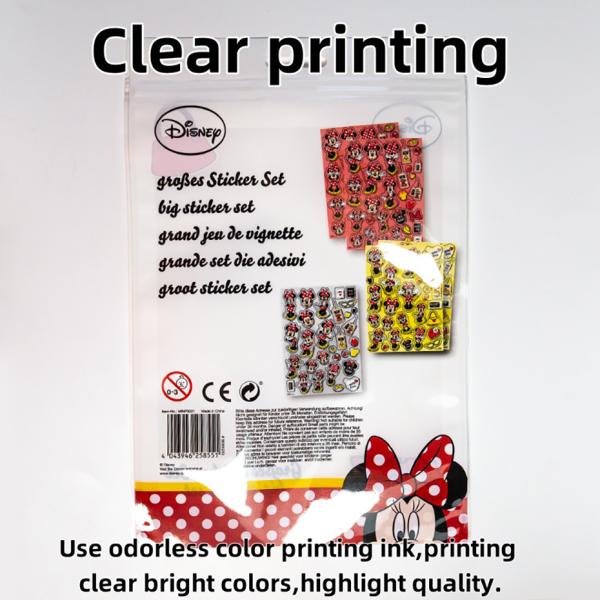 Custom Printed Three Sided Sealing Bags For Toys Packaging With Clear View Windows And Anti - Static Layers Bulk Order Discounts.