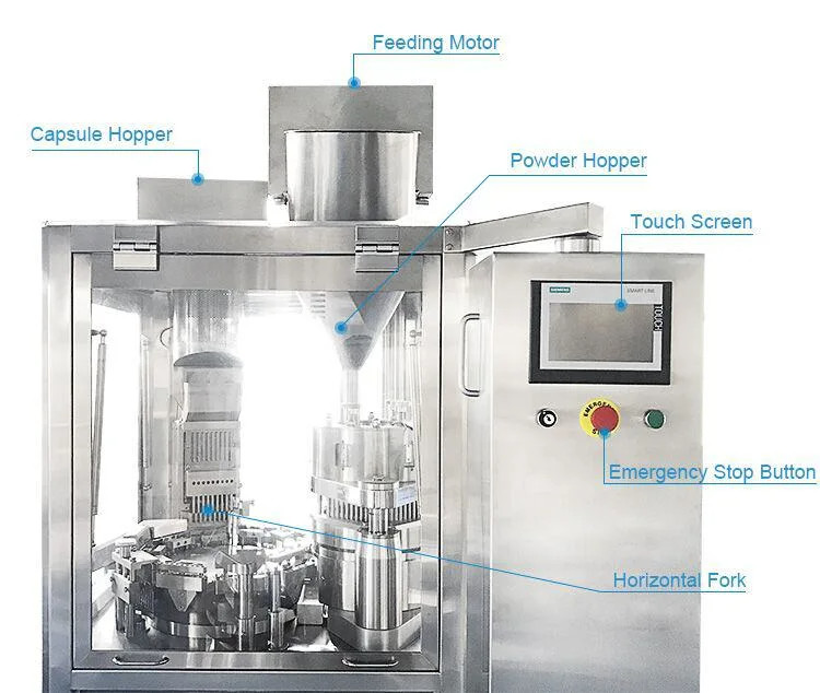 220V Size 3 Capsule Filling Machine 5.5kw With CE GMP Certified