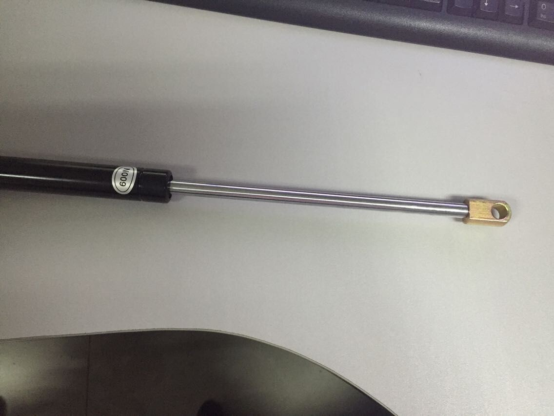 Black Two Stroke Furniture Gas Struts Gas Spring For Wall Bed 600N / 300N
