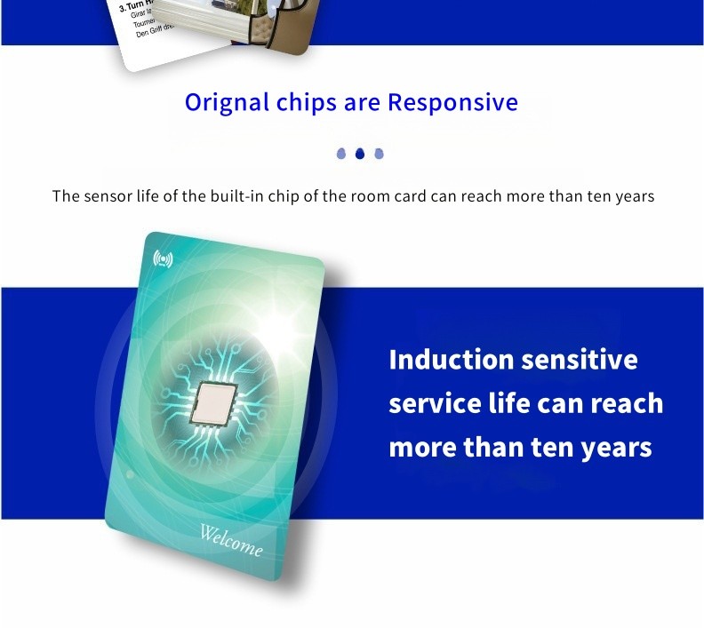Full Color Printing Magnetic Hotel Room Key Card with ISO/IEC 14443-A RF Interface