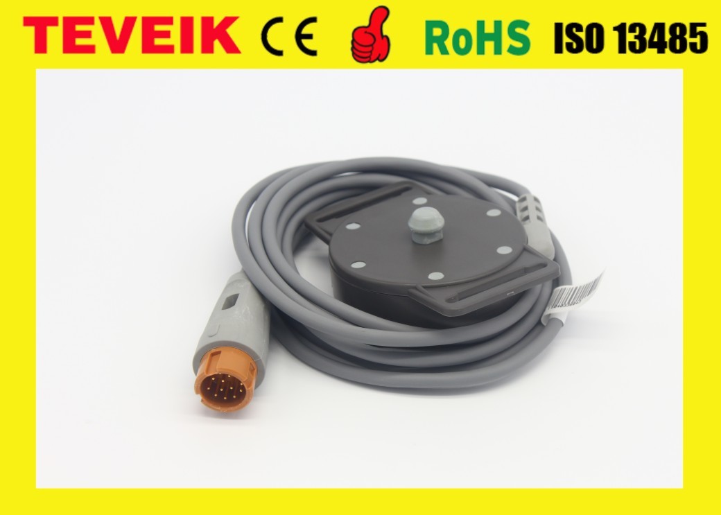 Round 12 Pin Connector M1355A Fetal TOCO Transducer For HP Patient Monitor