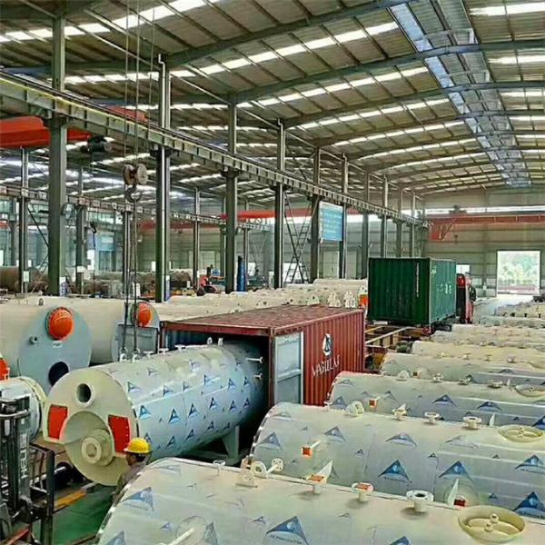 2t/h 150hp low Cost Wns Horizontal Oil Gas Fuel Condensing steam boiler for milk pasteurization