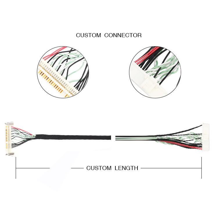 MOLEX 501189-4010 JAE FI-X30HL Lvds Cable 1.00mm Pitch for Signal