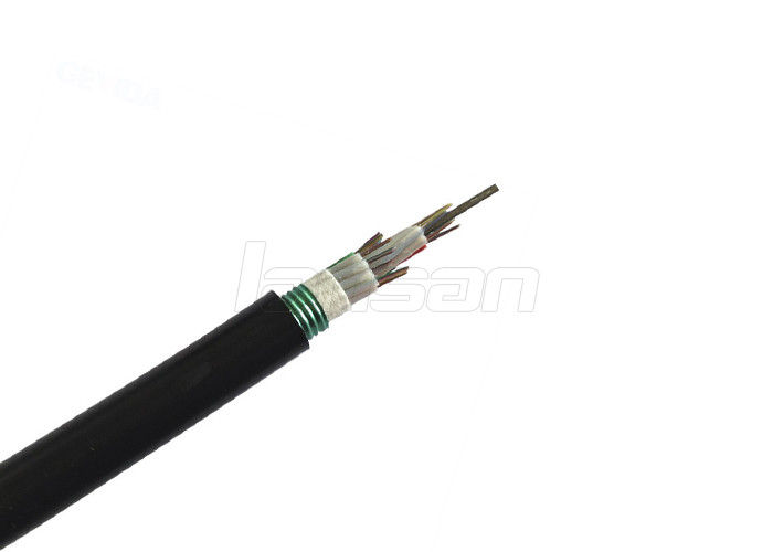 ETL MDPE Lansan GYTS Fiber Optic Cable Multimode OM3 HDPE