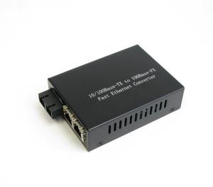 Buy cheap 100 Base 2 Lan Port Optical Fiber Media Converters 10M / 100M / 1000M product