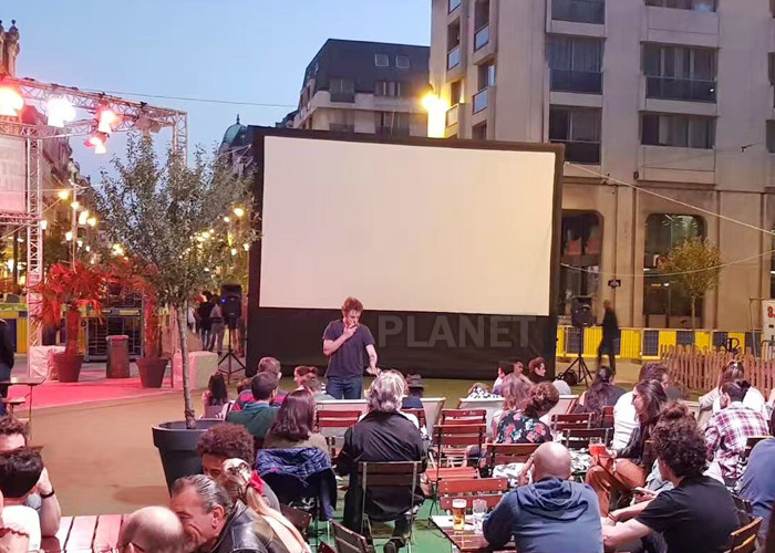 Sealed Outdoor Backyard Inflatable Projection Movie Screen Inflatable Film Screen