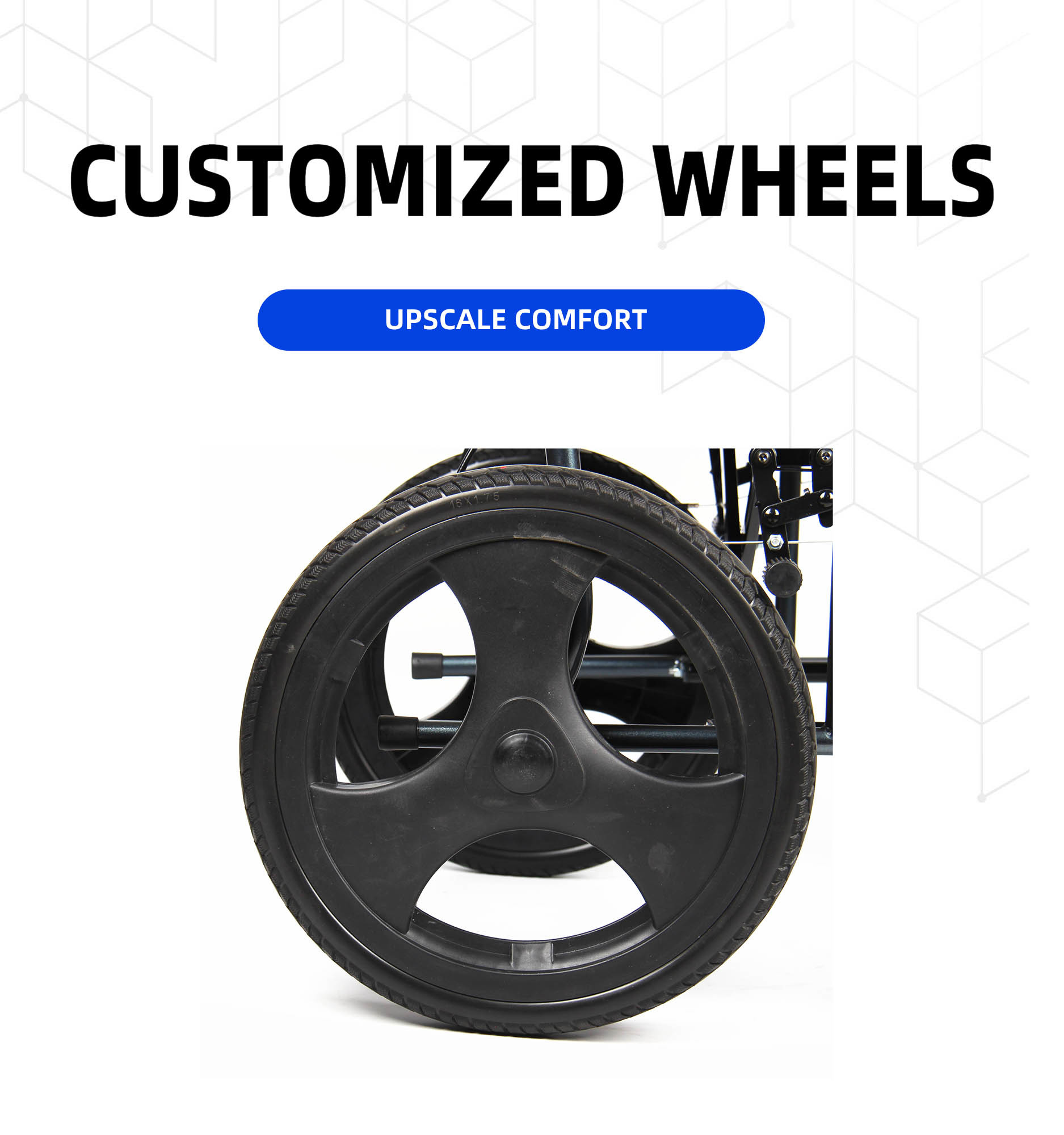 Easy Carry Foldable Aluminum Manual Wheelchair With Flip Up Armrest