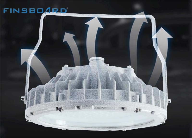 5000K High Bay LED Explosion Proof Hazardous Area Lighting Fixtures 100-120lm/W