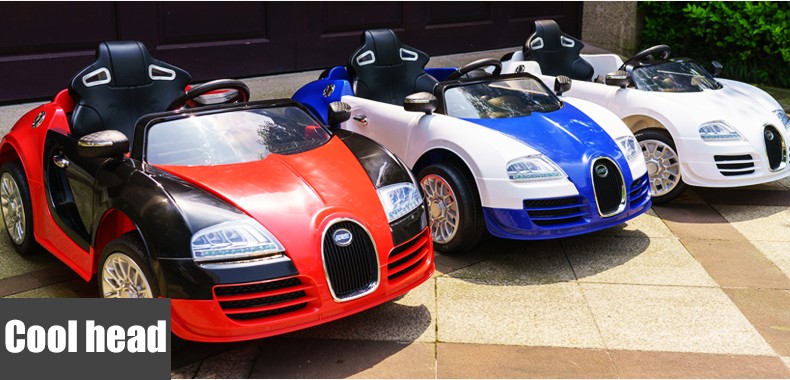 PE Plastic Type 30KG Max Loading Remote Control Electric 6V7AH*2 Ride On Cars for Kids