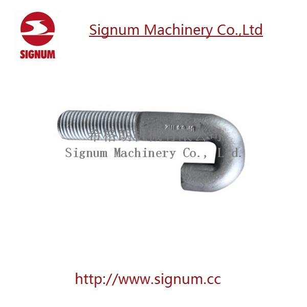 Vaviour Design Fasteners J Bolt, Railway Bolts for High Speed Railway