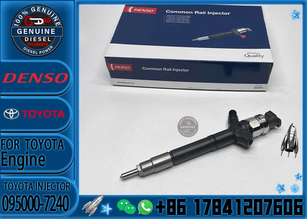 Diesel Fuel Engine Injector 095000-7240 23670-0R110 095000-7250 23970-09200 for Toyota Avensis 2.2 D 2AD-FTV engine