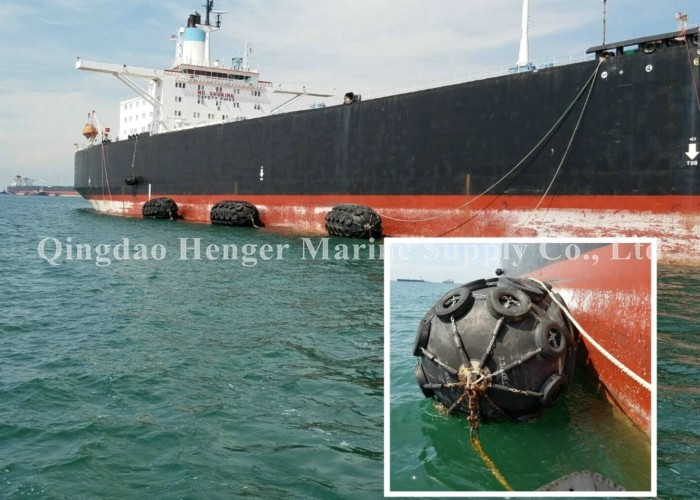 Black Color Marine Rubber Fender Commercial Boat Fenders Customized Size