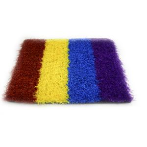 Luxury Coloured Artificial Grass Playground Small Garden Artificial Grass