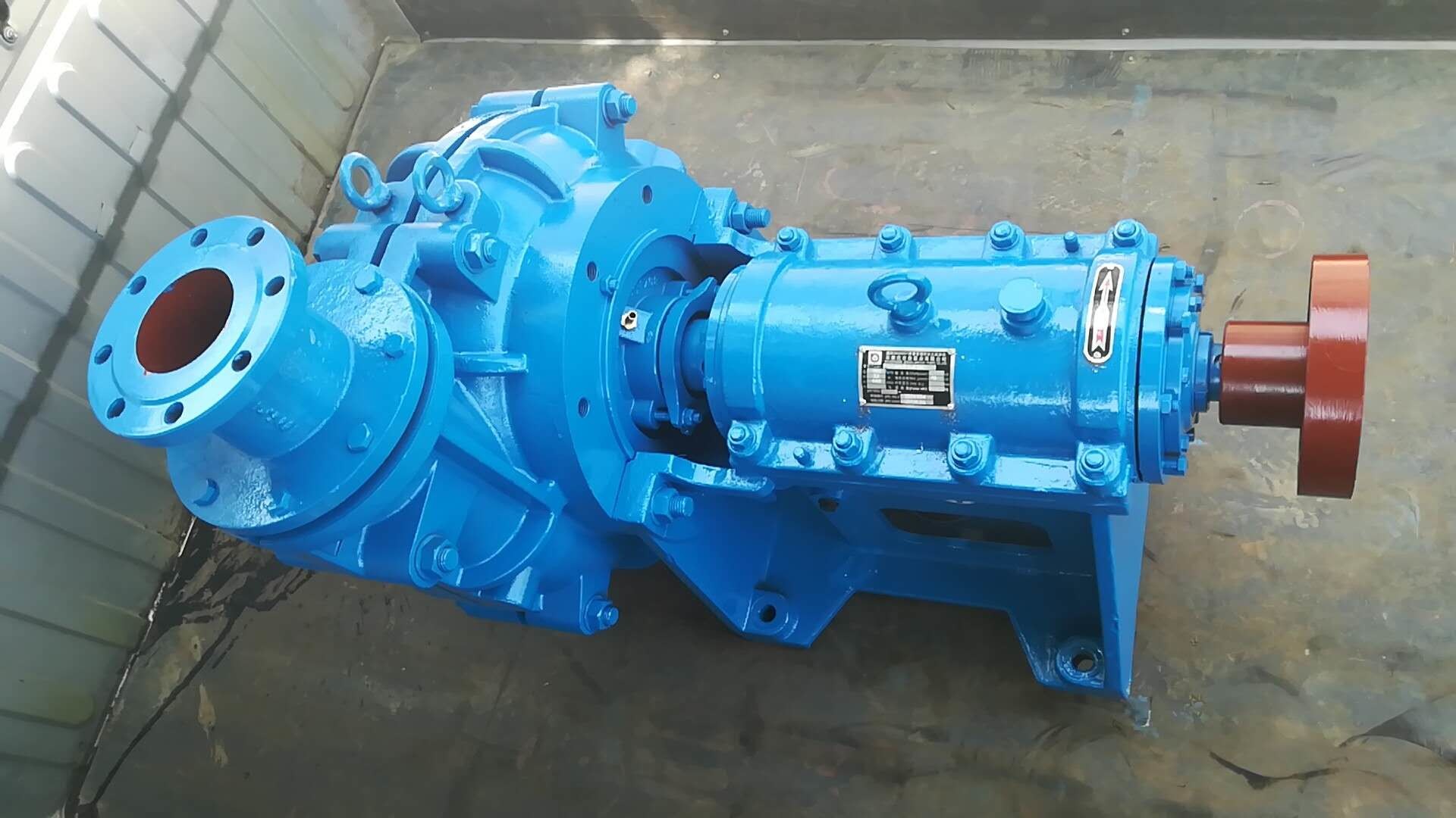 Tandem Delivery Pump For Flyash Capacity 84m3/Hr Impeller Dia 400mm Continue Supply Pump