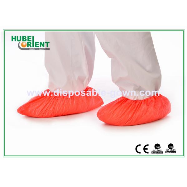 Non Stimulating Anti Dust Disposable CPE Shoe Covers