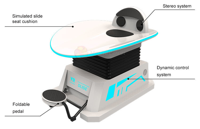 Slide Game Virtual Reality Skateboard Simulator 4d 8d 9d Arcade Machine