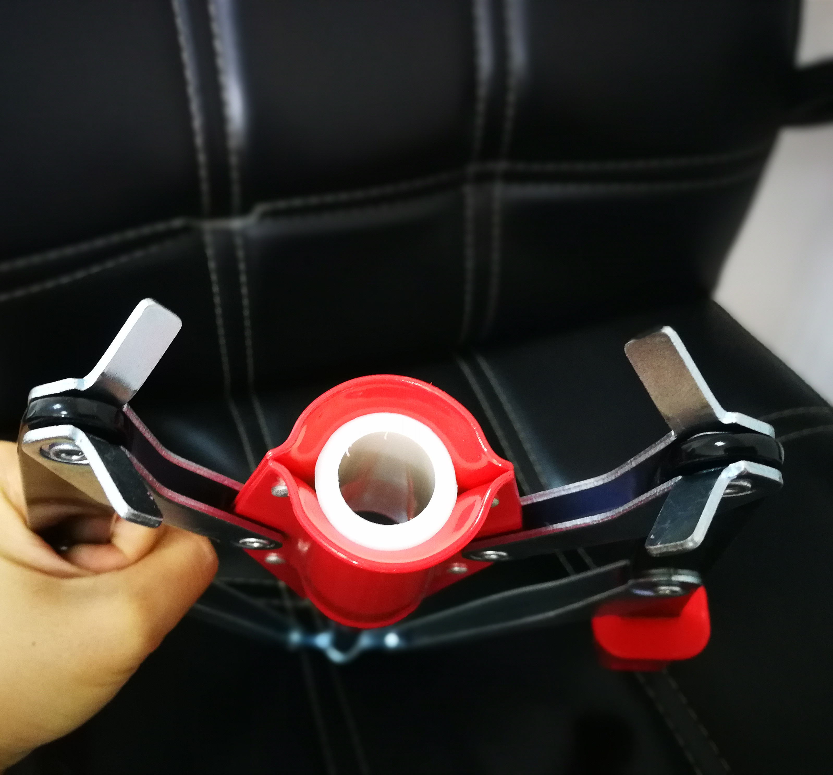 Metal And Plastic Manual Wine Corker Weight 0.9kg Customized With Double Lever