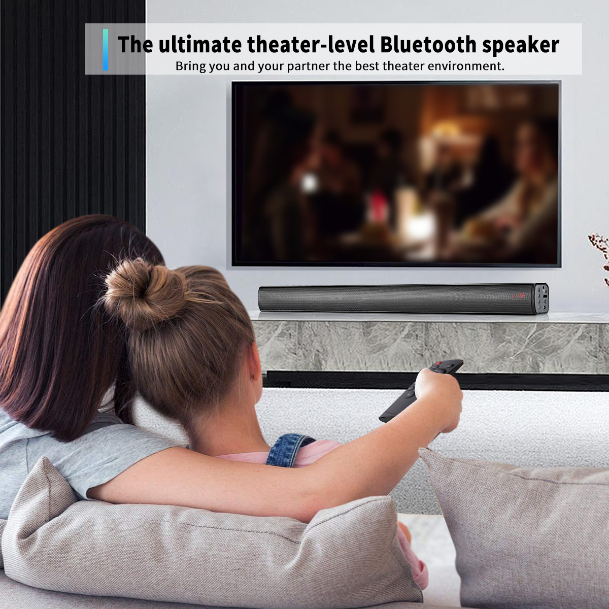 TV Home Speaker Theater Systems with Enhanced Audio and Wireless Bt Connectivity