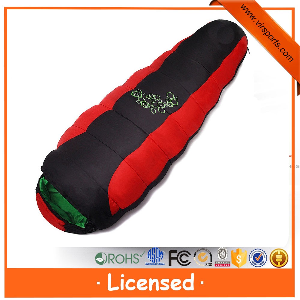 waterproof new stype 18 Degree C / 0 Degree F Flannel Lined Cheap Sharp Sleeping Bag -15 Degree for adult camping