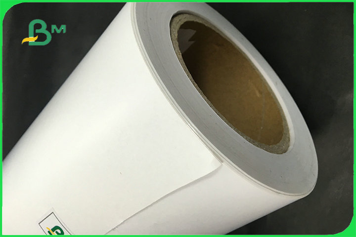 Waterproof White Color Thermal Self Adhesive Sticker Paper 21cm x 50m Custom