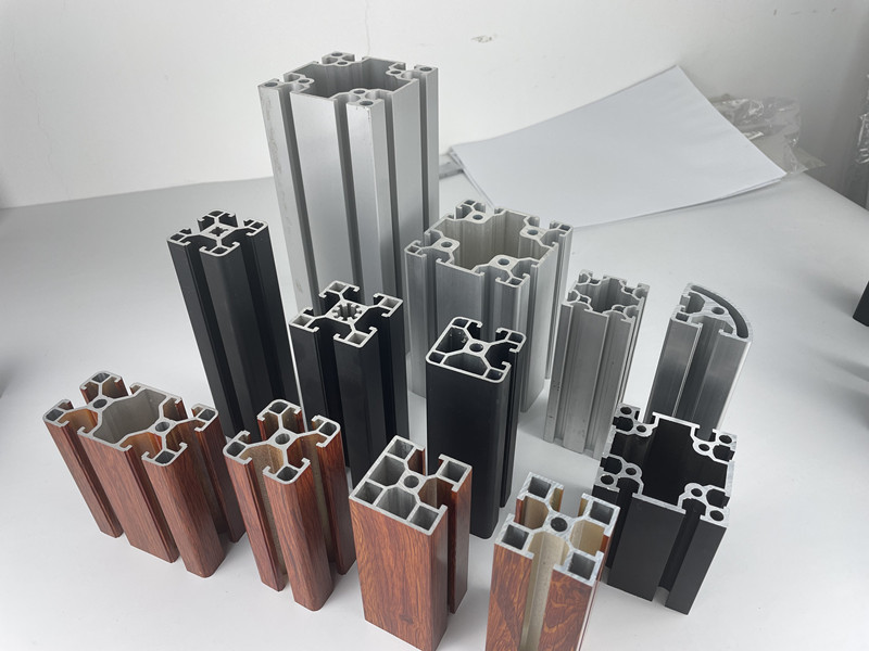 Custom Silver Black V Slot 20X20 100mm-1500mm Aluminum Profile Extrusion Parts