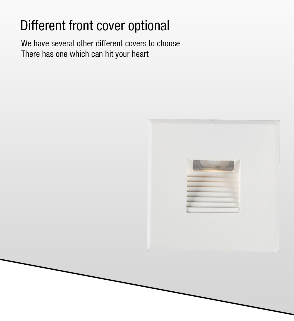 Cutout 67mm/73mm Recessed LED Wall Light Indoor Multipurpose Practical