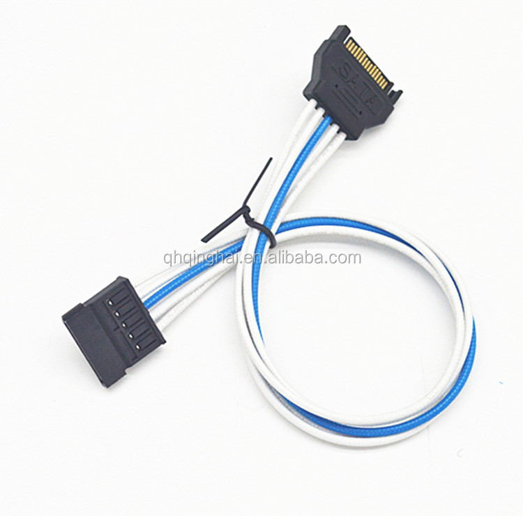 4 Pin Molex Male to Female Extension Cable 12" inch PC Computer Power Supply