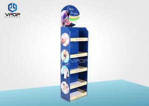 Stable Cardboard Display Shelves , Cardboard Point Of Sale Display Stands