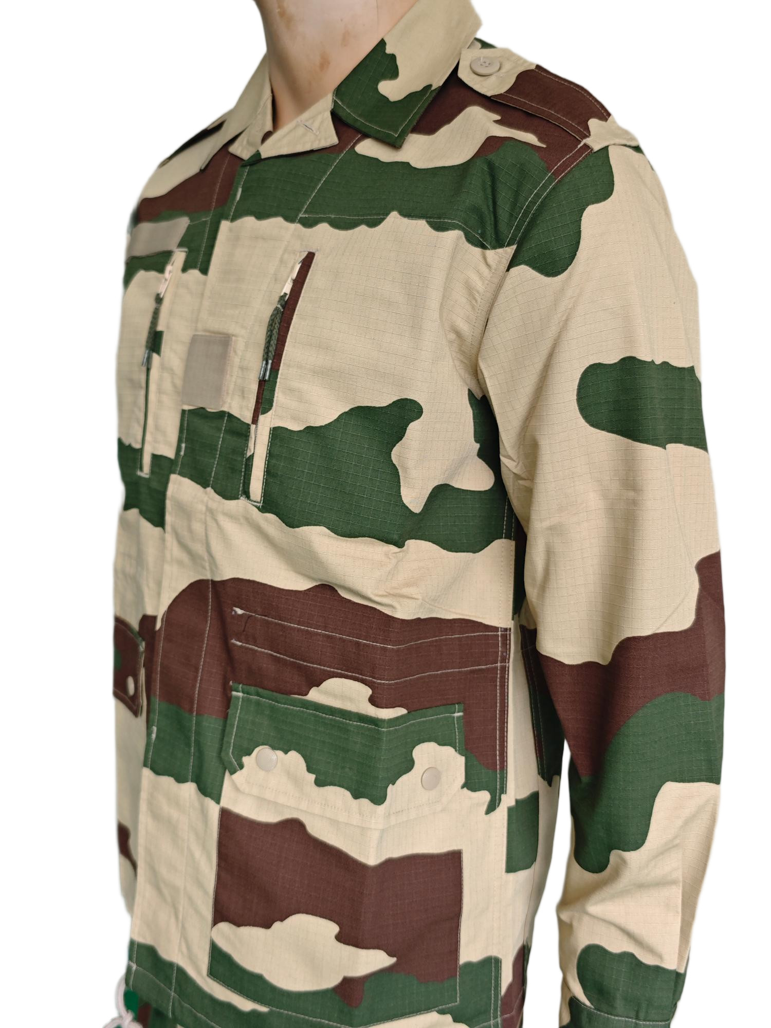 F1 Woodland Camouflage Military Outfit For Tactical Operations Formal Style For Outdoor Tactical Activities French Military Uniform