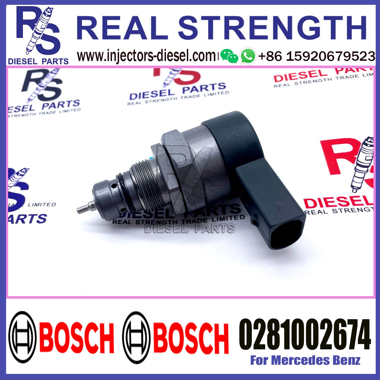 BOSCH Control Valve DRV Regulator Solenoid 0281002674 for Mercedes Benz