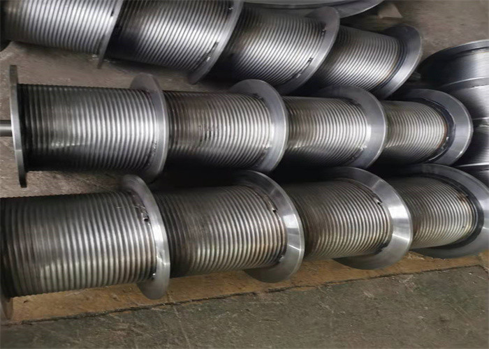 Q235 Steel Single Drum Lebus Sleeve For 220 Volt Electric Winch