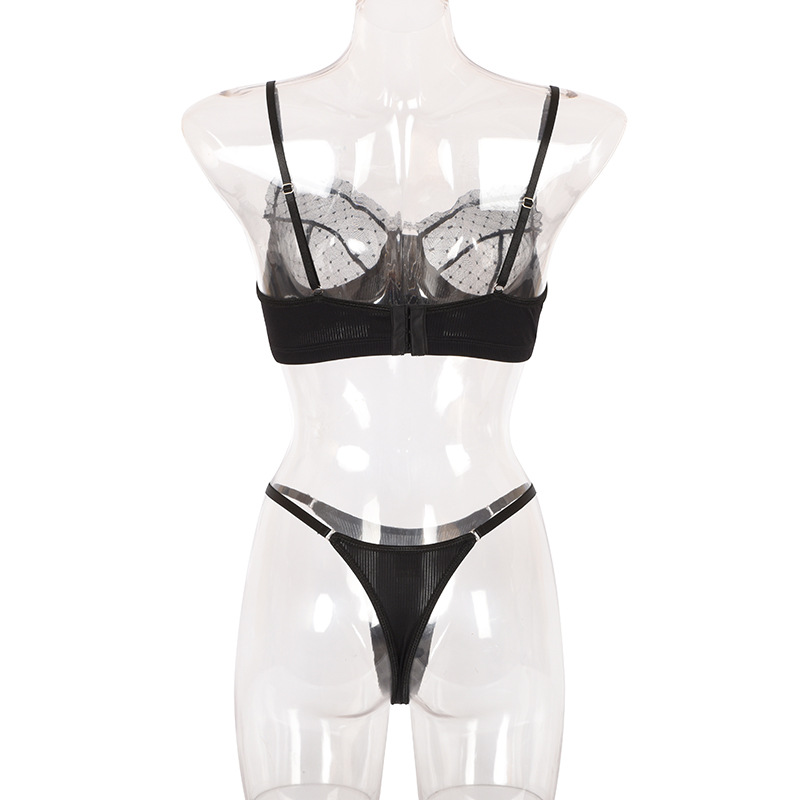 Anti-Static Women Sexy Bodysuit Lingerie Embroidery Mesh Lace Lingerie
