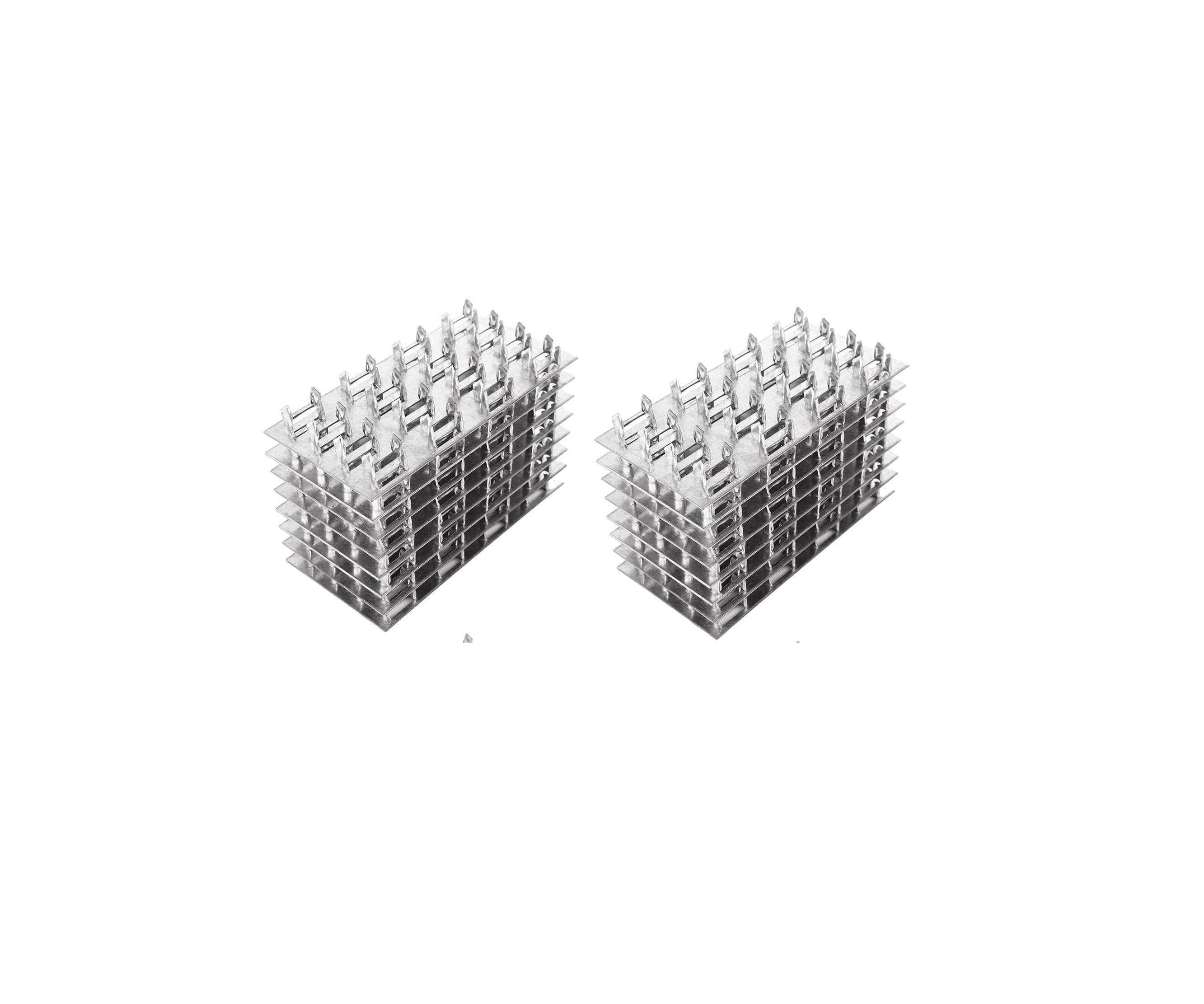Pronged Truss Plates with 8mm Nail Teeth Galvanized Steel Flat Mending Plates Repair Tie Plate Bracket Thickness 1mm for Timber Roofing Wood Truss